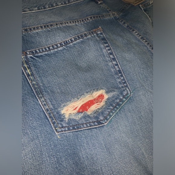 Polo Ralph Lauren Women's Patchwork Slim Boyfriend Jeans - Picture 6 of 7